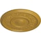 Ekena Millwork Tyrone Ceiling Medallion (Fits Canopies up to 6 3/4"), 16 1/8"OD x 3/4"P, Iridescent Gold CM16TYIGS - alternate 2